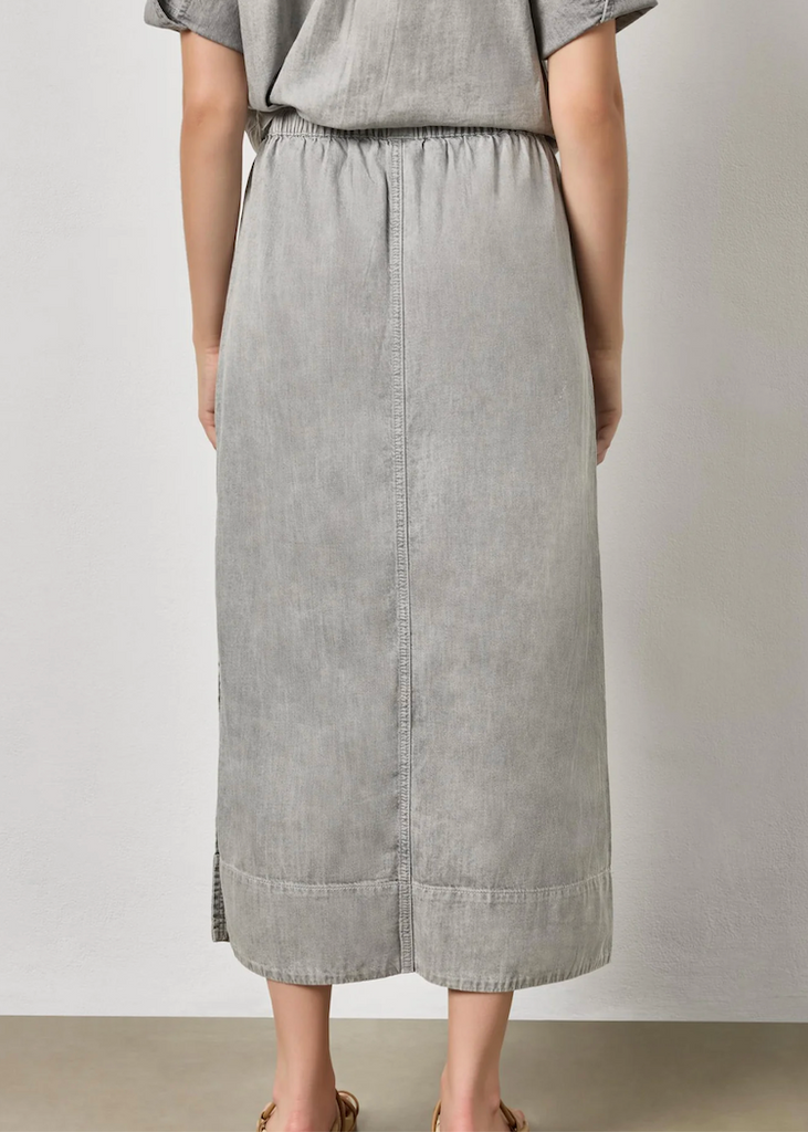 Lilla P | Denim Drawcord Skirt