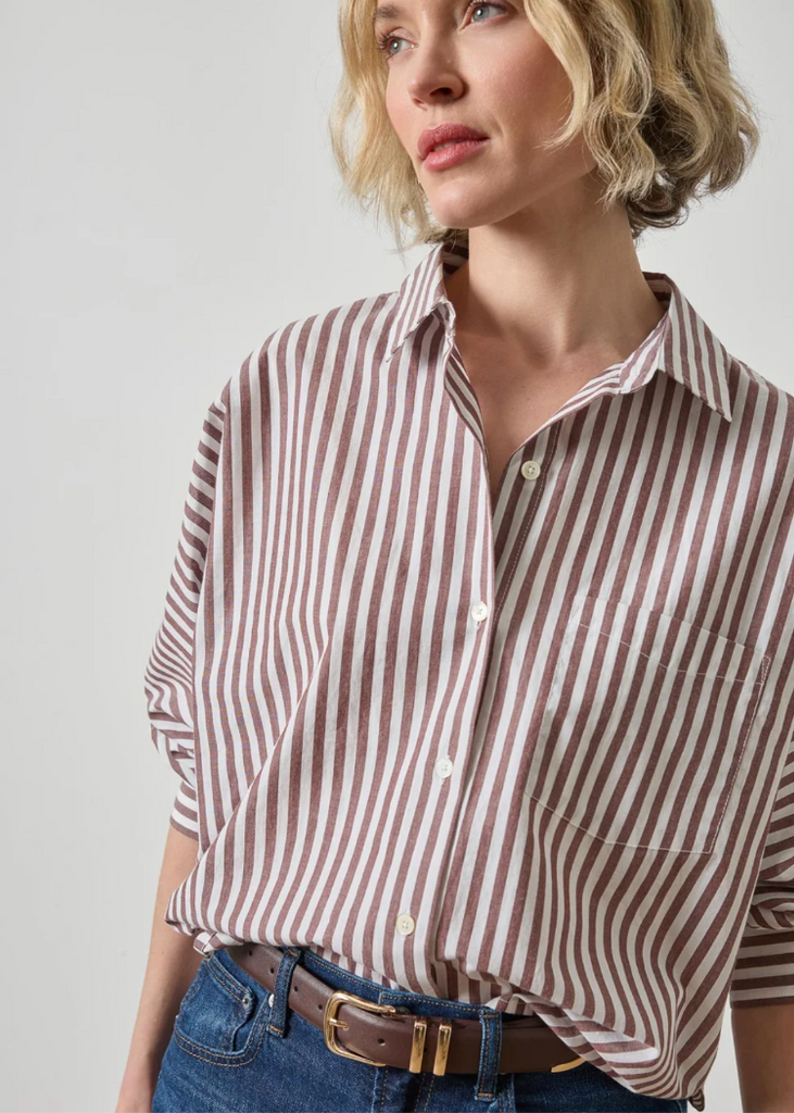 Lilla P | Dolman Sleeve Button Down Shirt