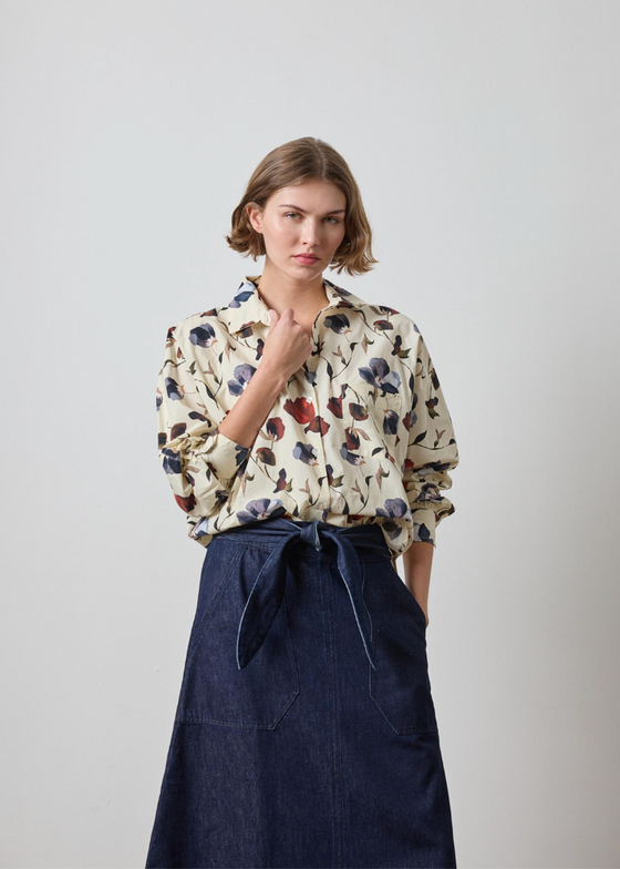 Lilla P | Dolman Sleeve Button Down Shirt