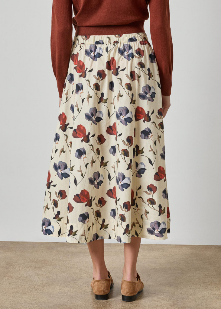 Lilla P | Elastic Waist Paneled Skirt