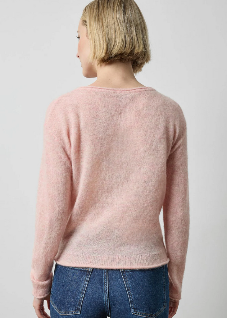 Lilla P | Featherweight Bateau Sweater | Petal