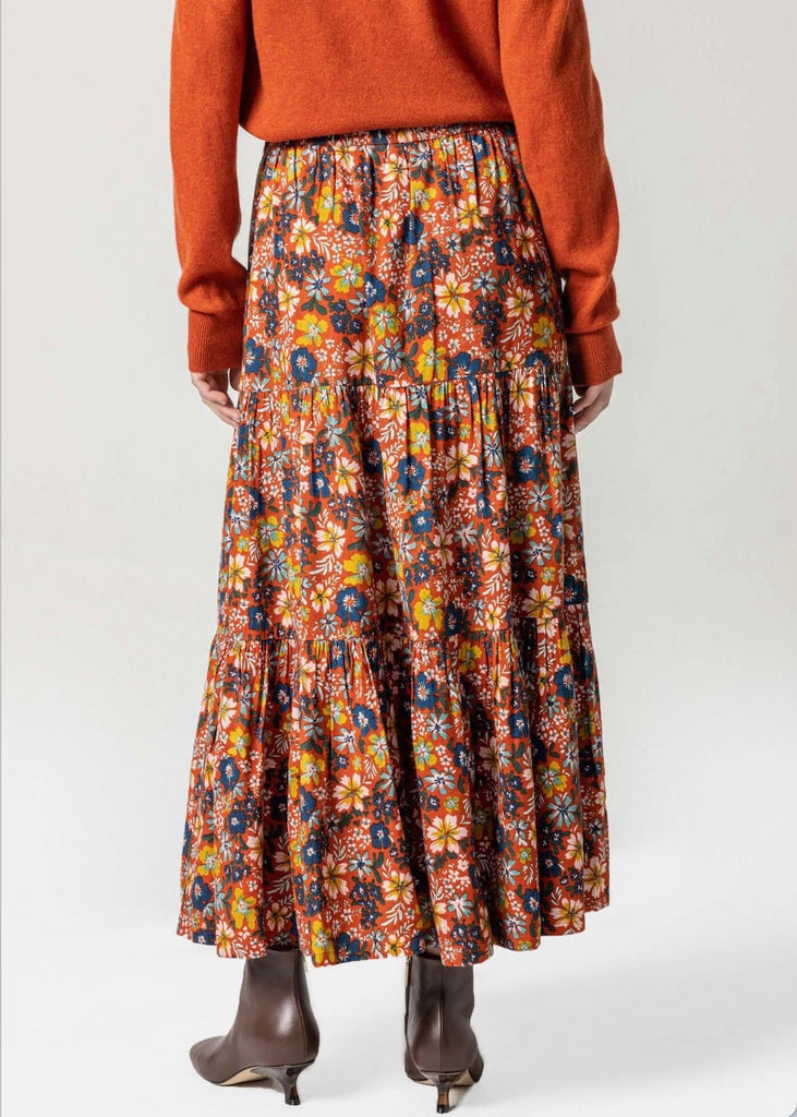Lilla P | Floral Tiered Skirt