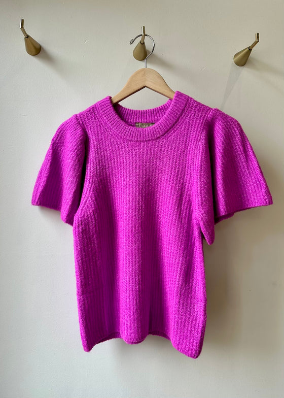 Lilla P | Flutter Sleeve Crewneck Sweater