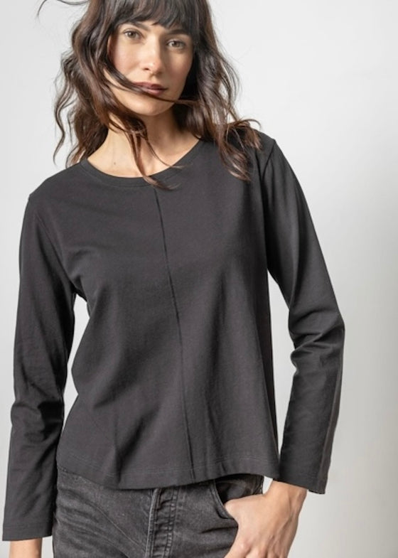Lilla P | Front Seam Long Sleeve Tee