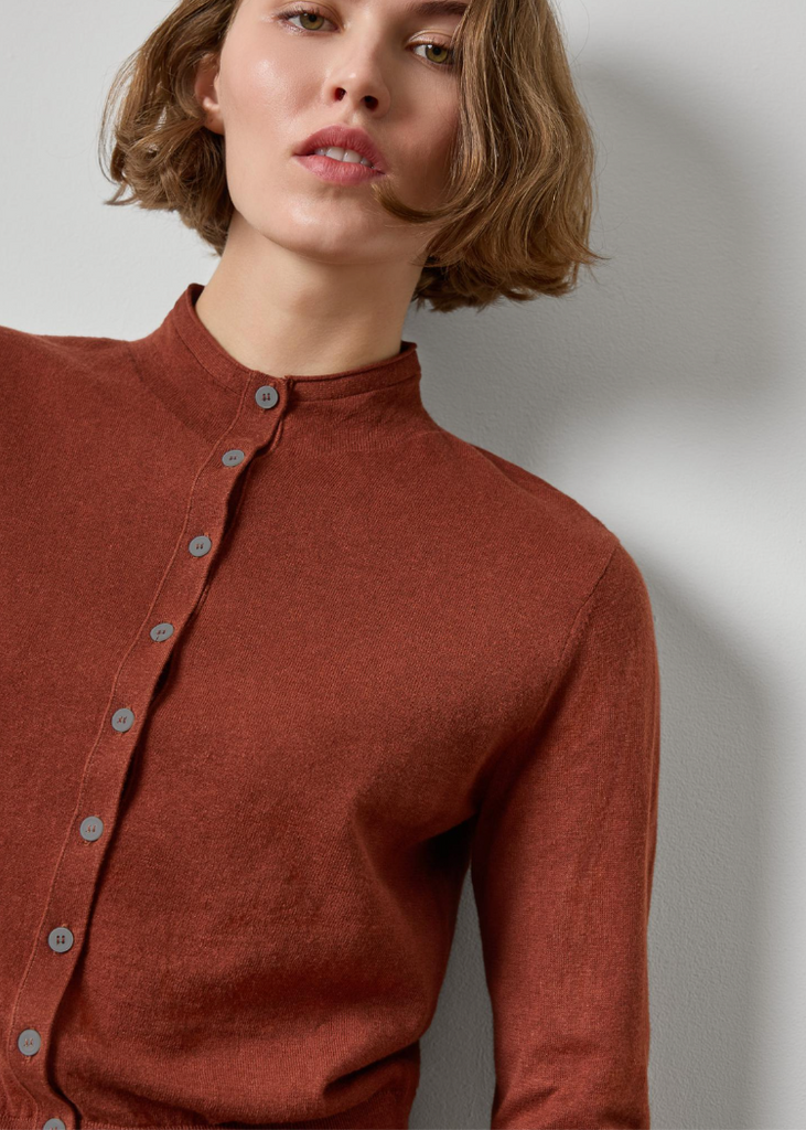 Lilla P | Funnel Neck Cardigan | Maplewood