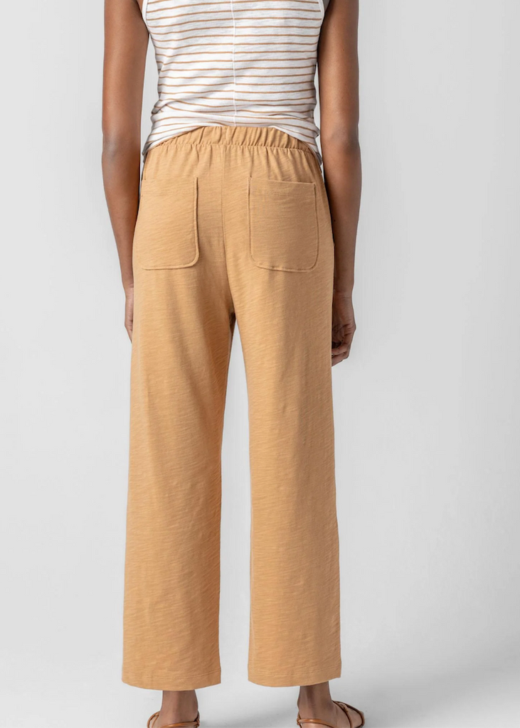 Lilla P | Knit Drawstring Pant | Teak
