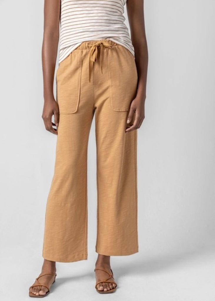 Lilla P | Knit Drawstring Pant | Teak