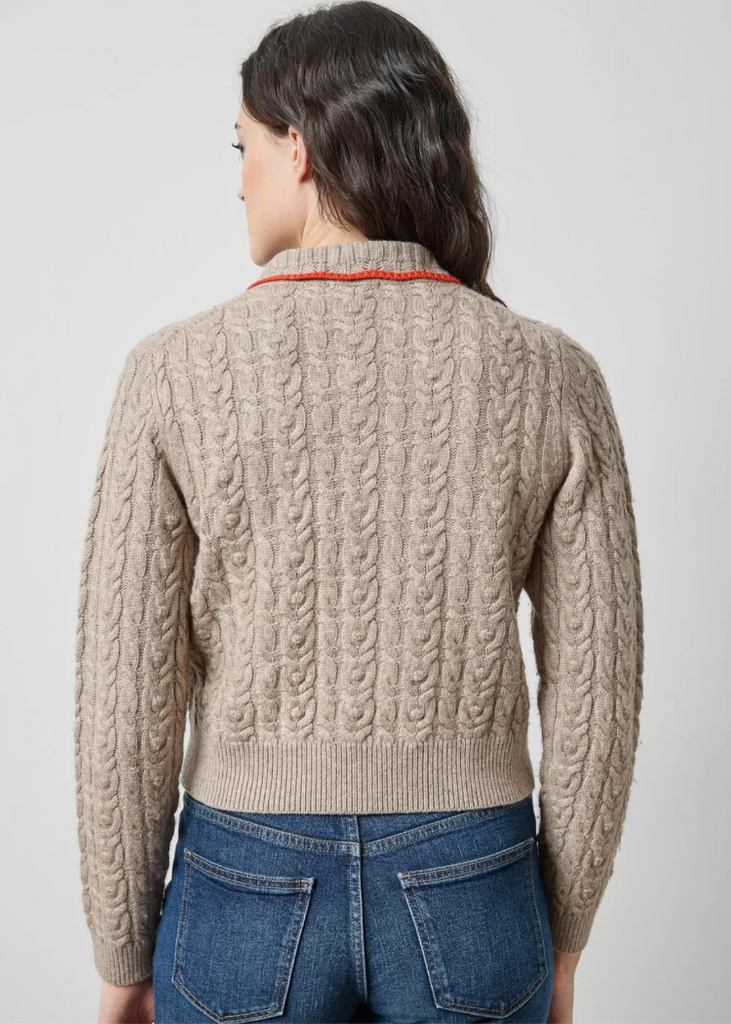 Lilla P | Long Sleeve Polo Cardigan