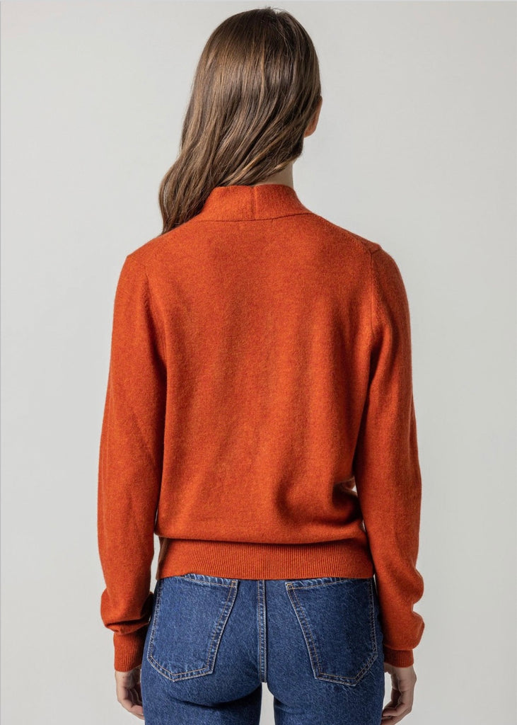 Lilla P | Long Sleeve Wrap Front Sweater