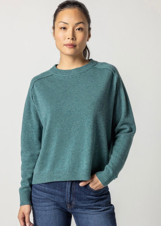 Lilla P | Oversized Saddle Sleeve Sweater