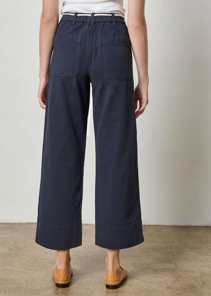 Lilla P | Patch Pocket Pant - Navy Blue