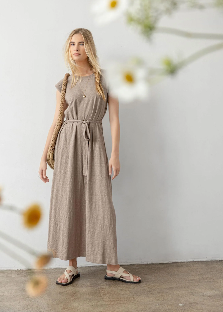 lilla p maxi dress Smocked Bodice Maxi Dress White / Large