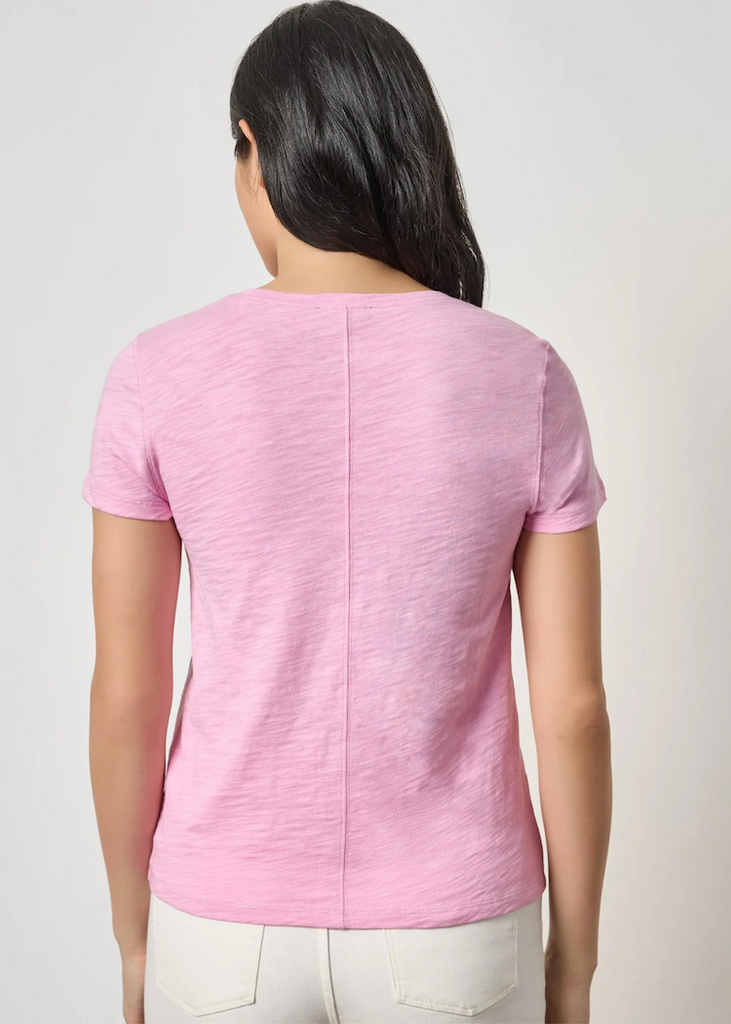 Lilla P | Short Sleeve Back Seam Crewneck | Taffy
