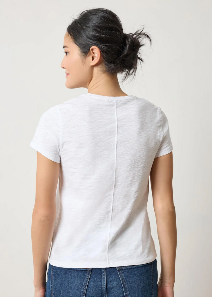 Lilla P | Short Sleeve Crew Neck in White