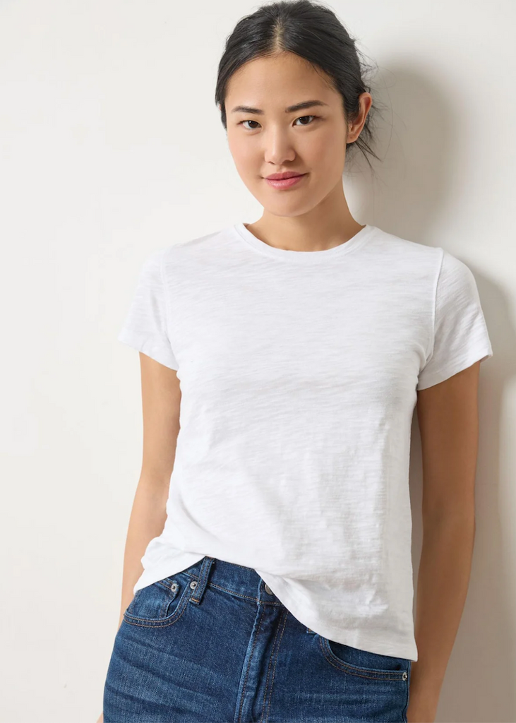 Lilla P | Short Sleeve Crew Neck in White
