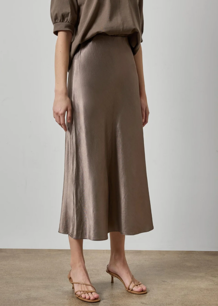 Lilla P | Slub Woven Bias Skirt