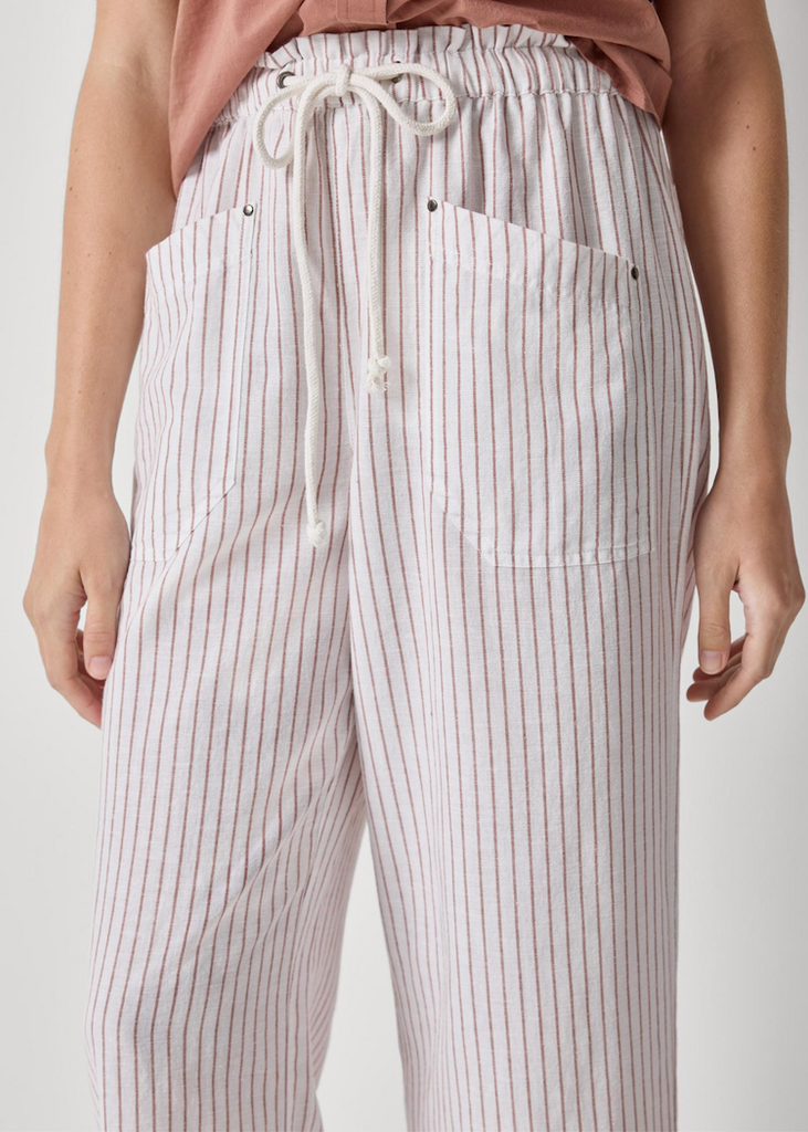 Lilla P | Striped Pant | Bark Stripe