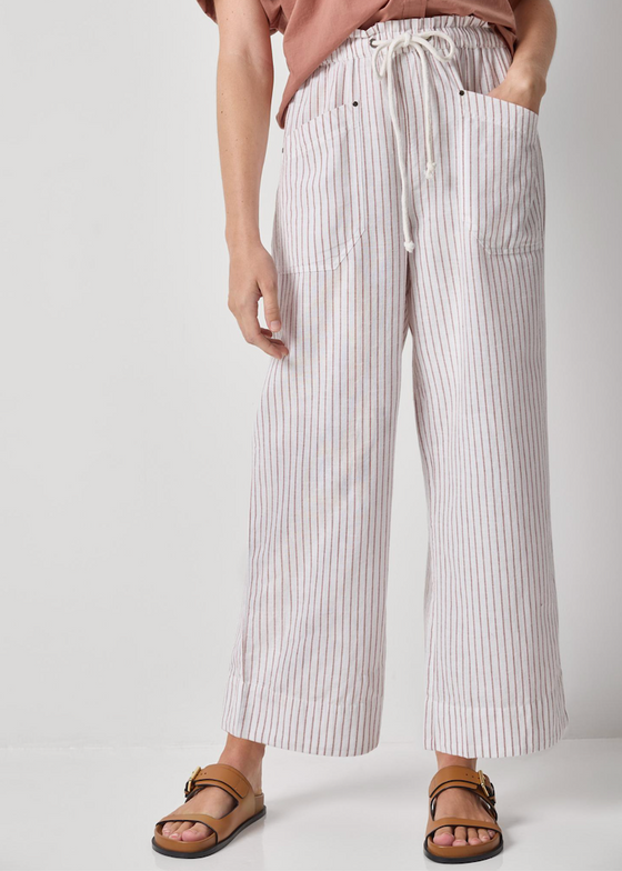 Lilla P | Striped Pant | Bark Stripe
