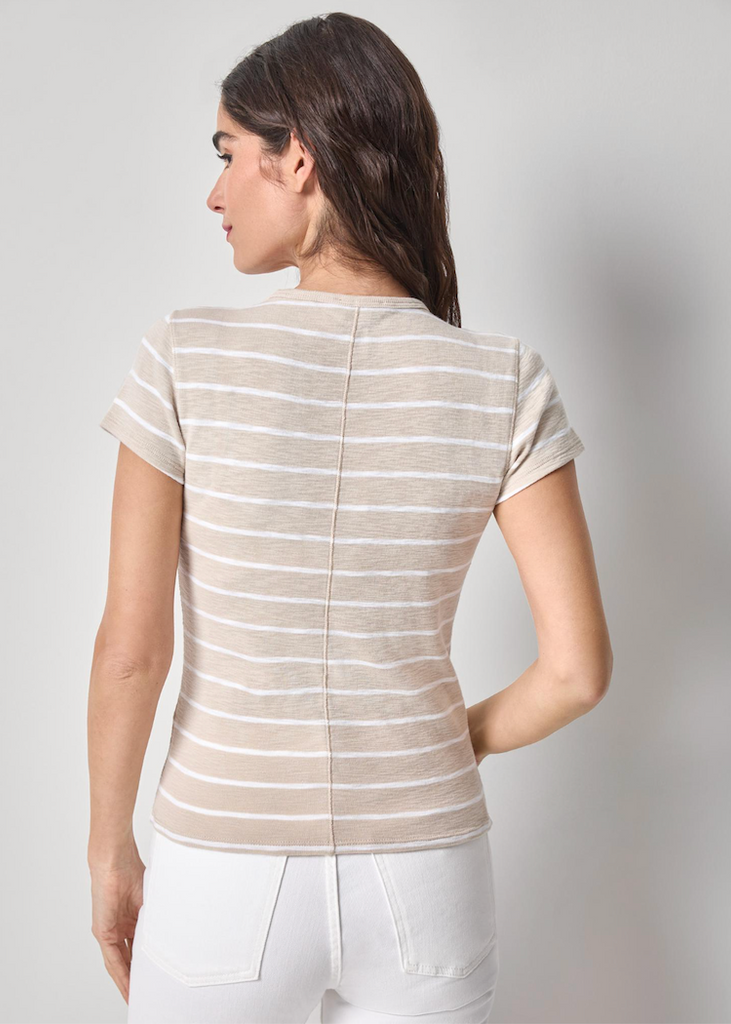 Lilla P | Striped Short Sleeve | Bamboo Stripe