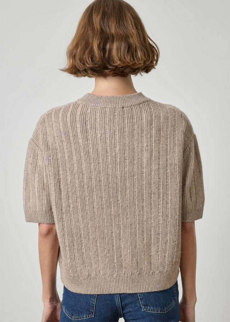 Lilla P | Textured Easy Crewneck Sweater