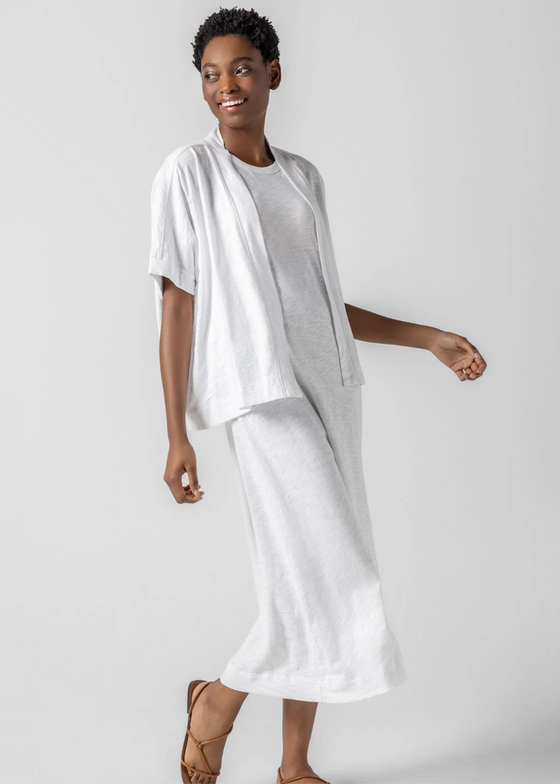 Lilla P | Travel Cardigan | White