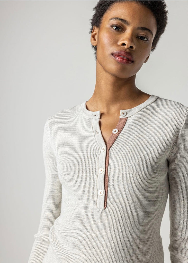 Lilla P | Waffle Henley Shirt