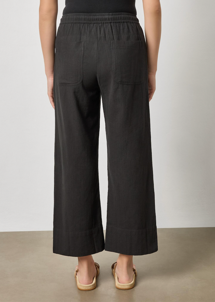 Lilla P | Wide Leg Summer Pant | Black