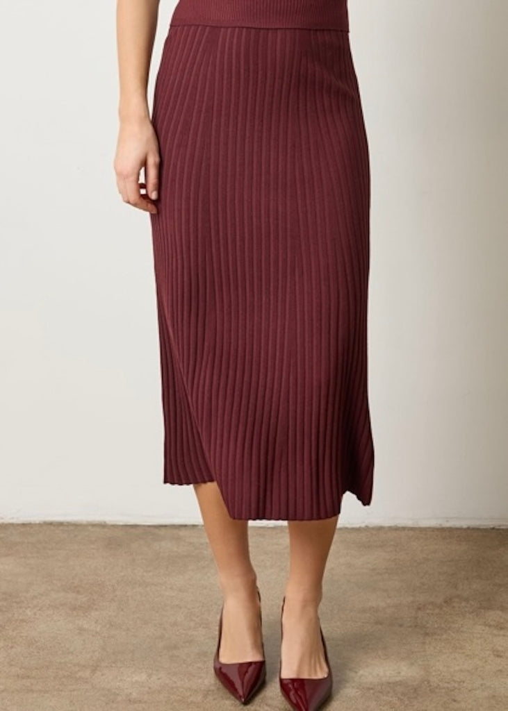 Lilla P | Straight Rib Skirt
