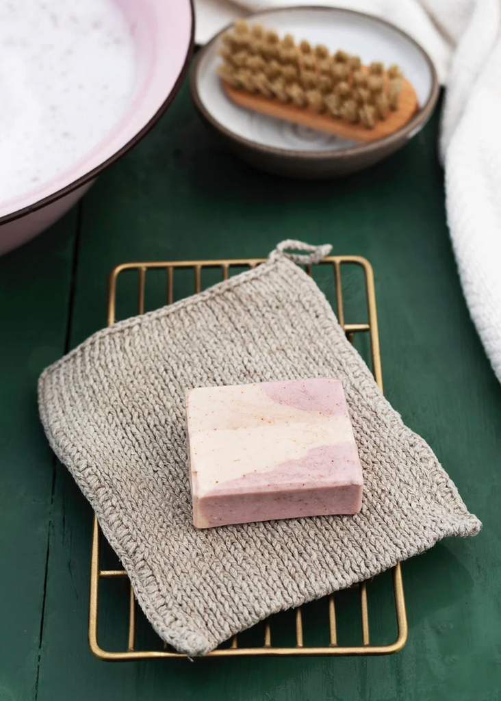 Linen Body Wash Cloth | Natural