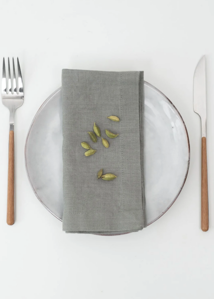 Linen Napkins Set of 2 | Khaki
