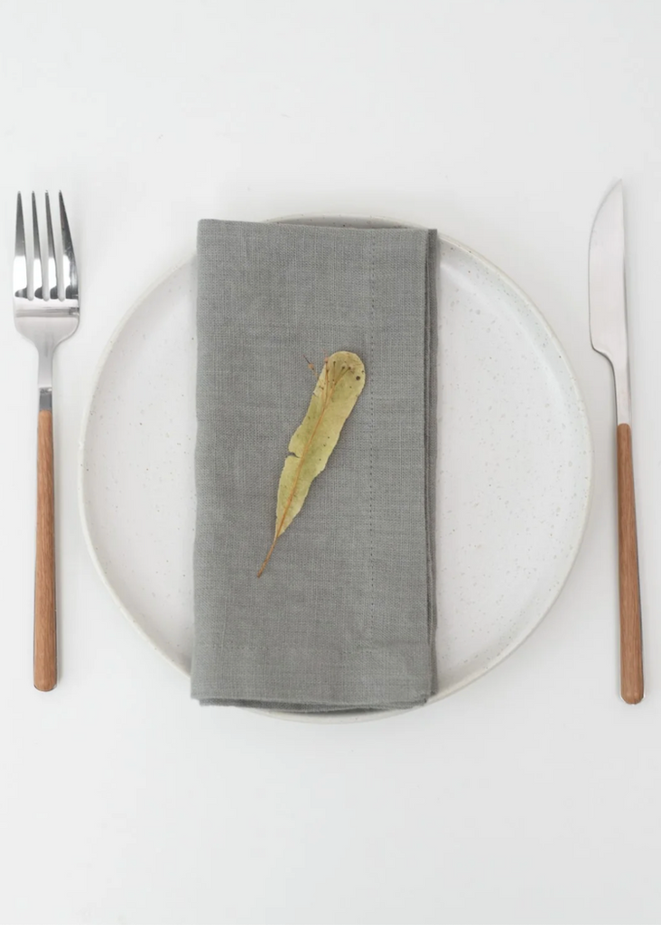 Linen Napkins Set of 2 | Khaki