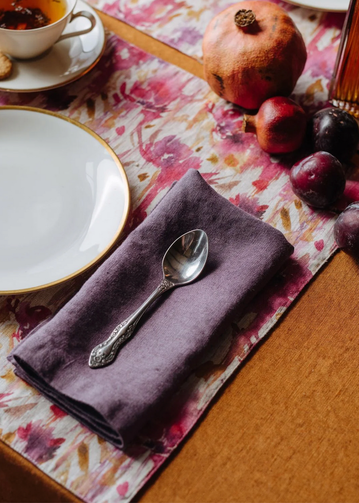 Linen Napkins Set of 2 | Montana Grape