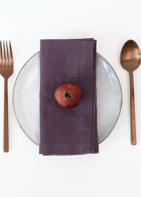 Linen Napkins Set of 2 | Montana Grape