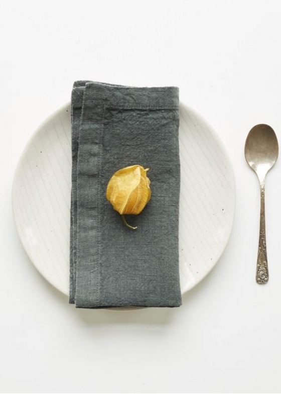 Linen Napkins | Forest Green | Set of 2