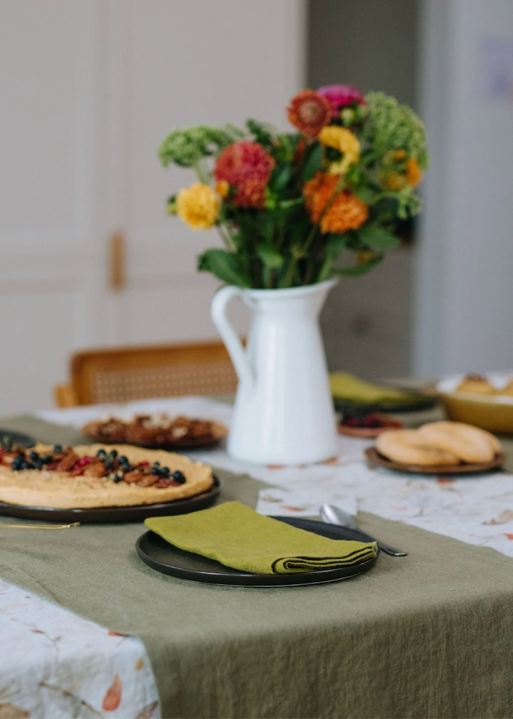 Linen Napkins | Moss Green | Set of 2