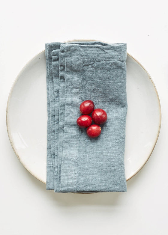 Linen Napkins | Blue Fog | Set of 2