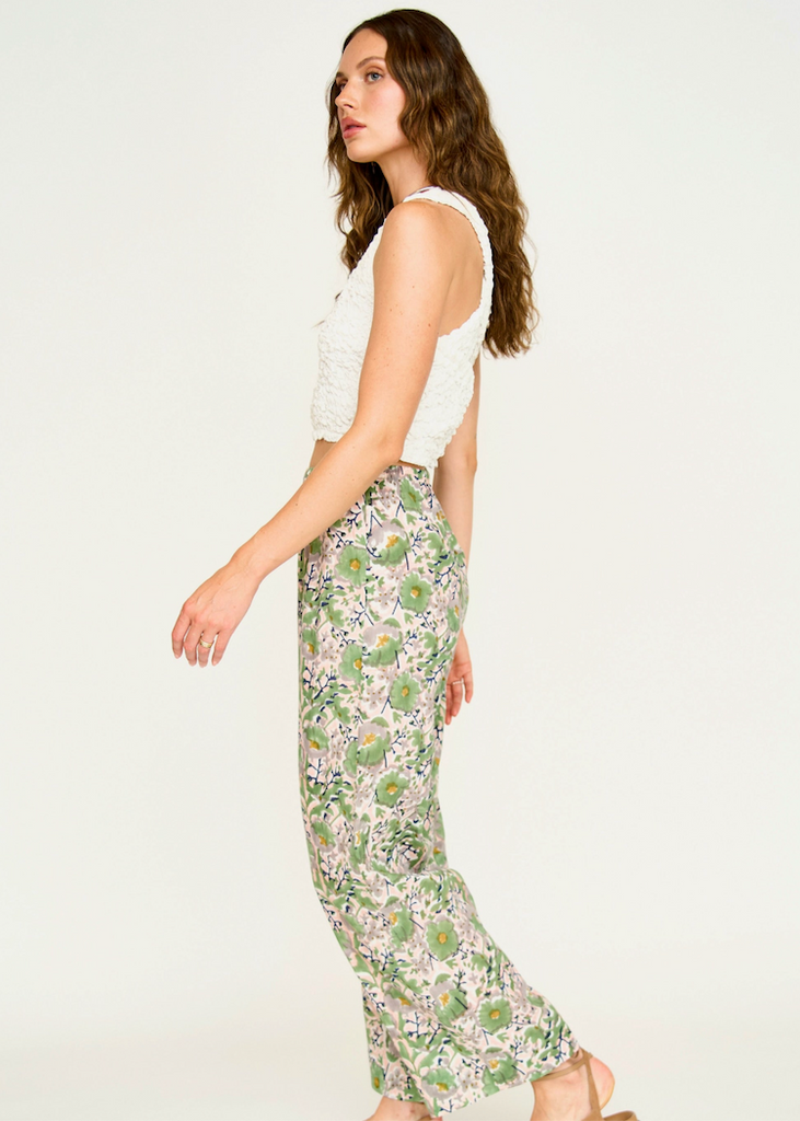 Mirth | Lucia Smocked Top | White