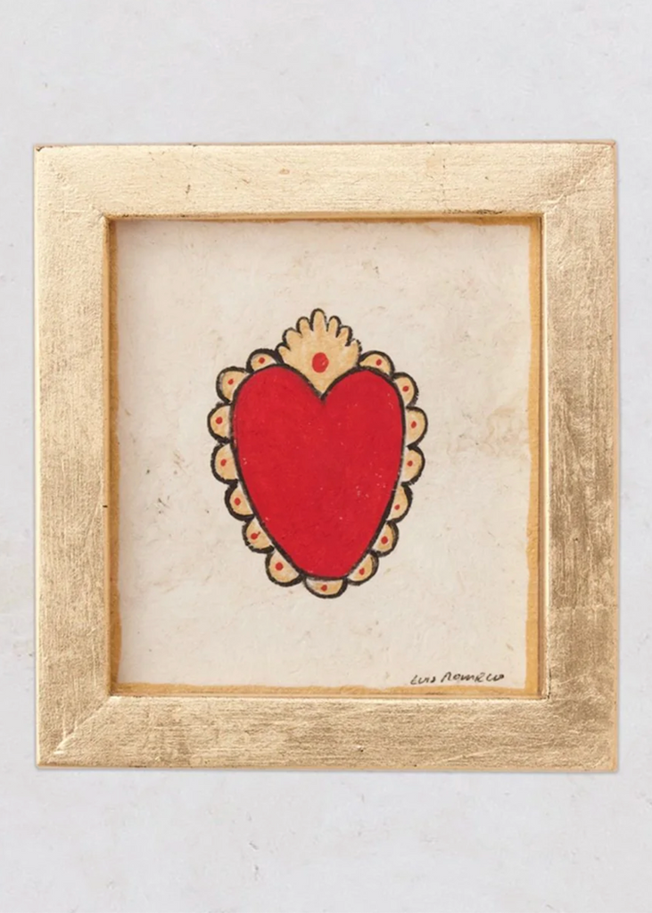 Luis Romero | Exvoto Heart Painting