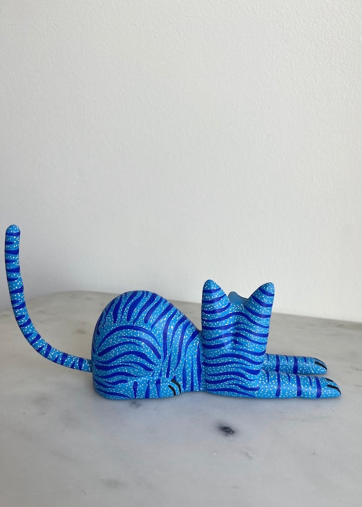 Lying Blue Cat