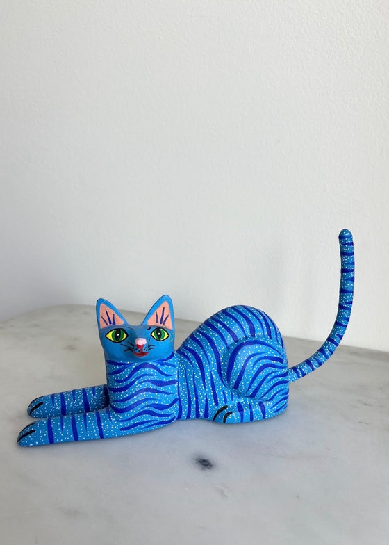 Lying Blue Cat