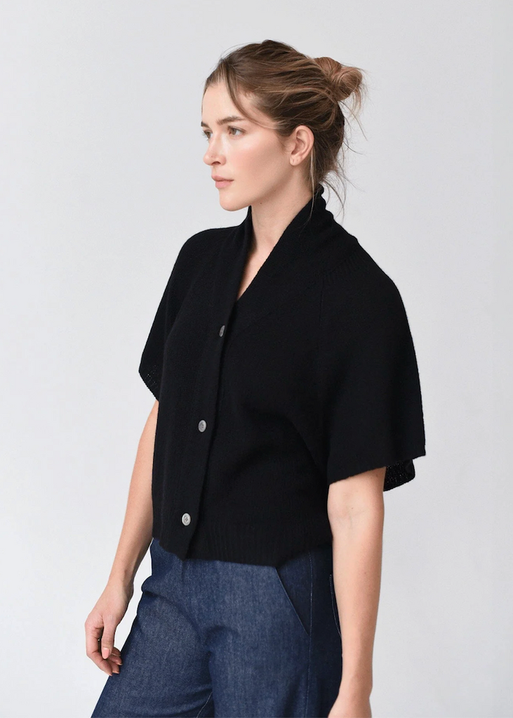 M. Patmos | Ilam Cardigan | Black