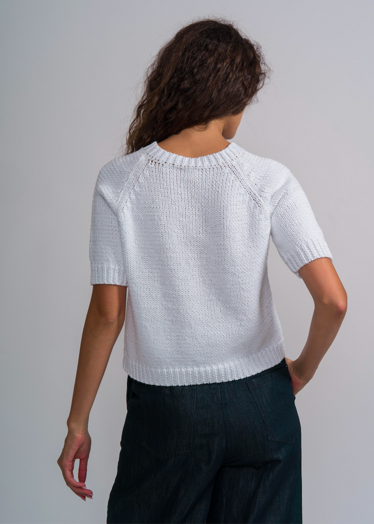 MJ Watson | Cardigan | White