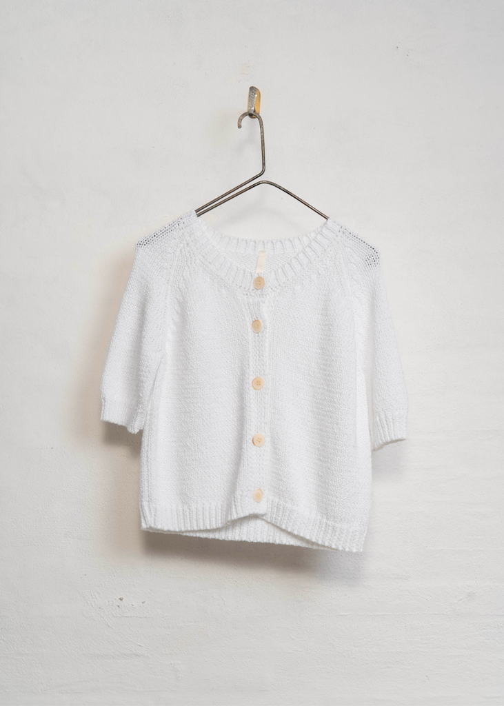 MJ Watson | Cardigan | White