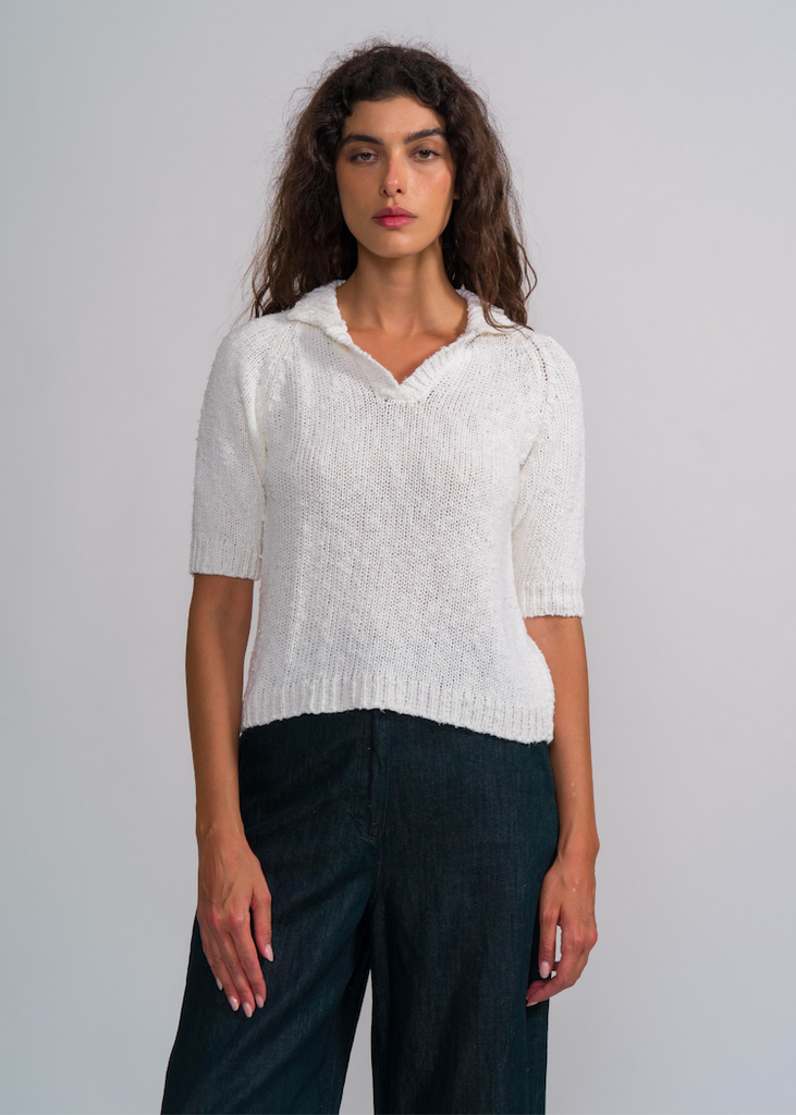 MJ Watson | Polo | White