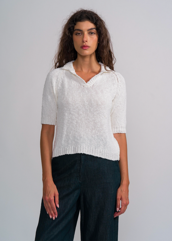 MJ Watson | Polo | White