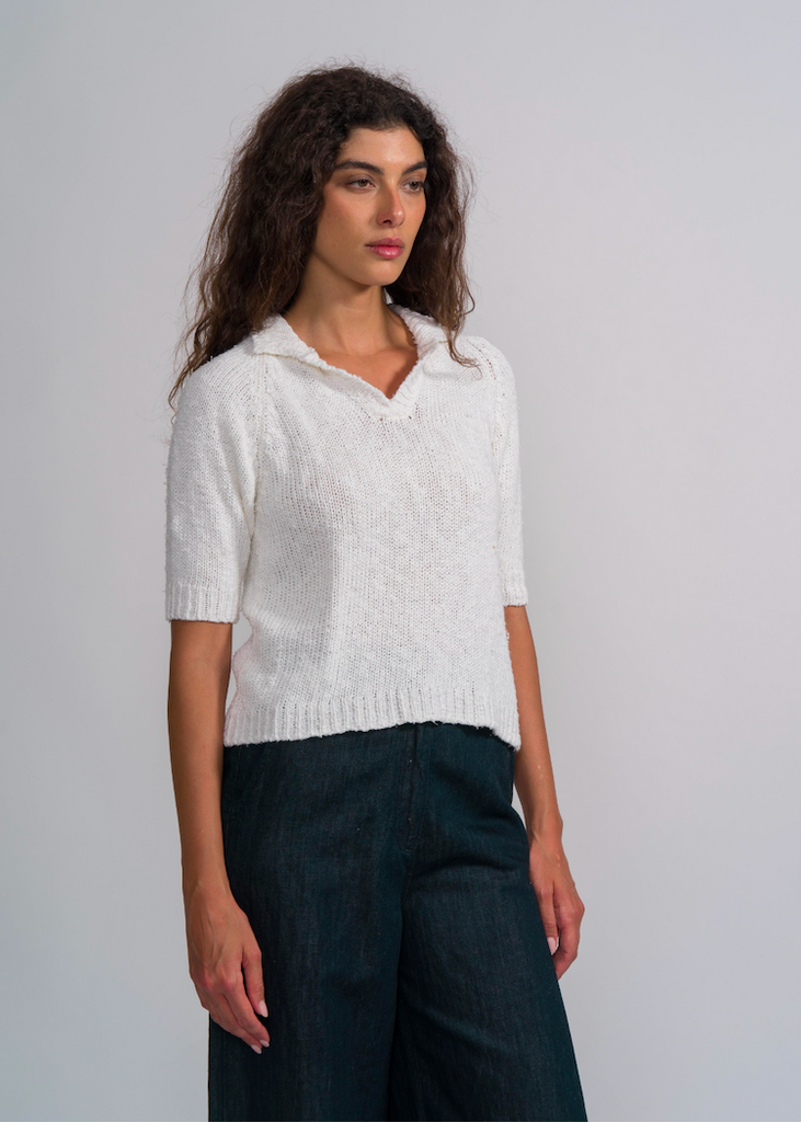 MJ Watson | Polo | White