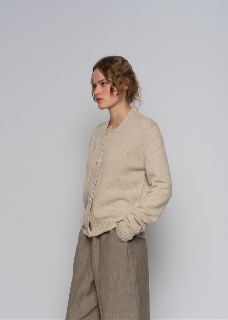 MJ Watson | Cardigan | Oat/Natural