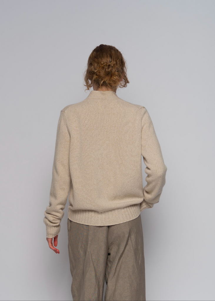 MJ Watson | Cardigan | Oat/Natural
