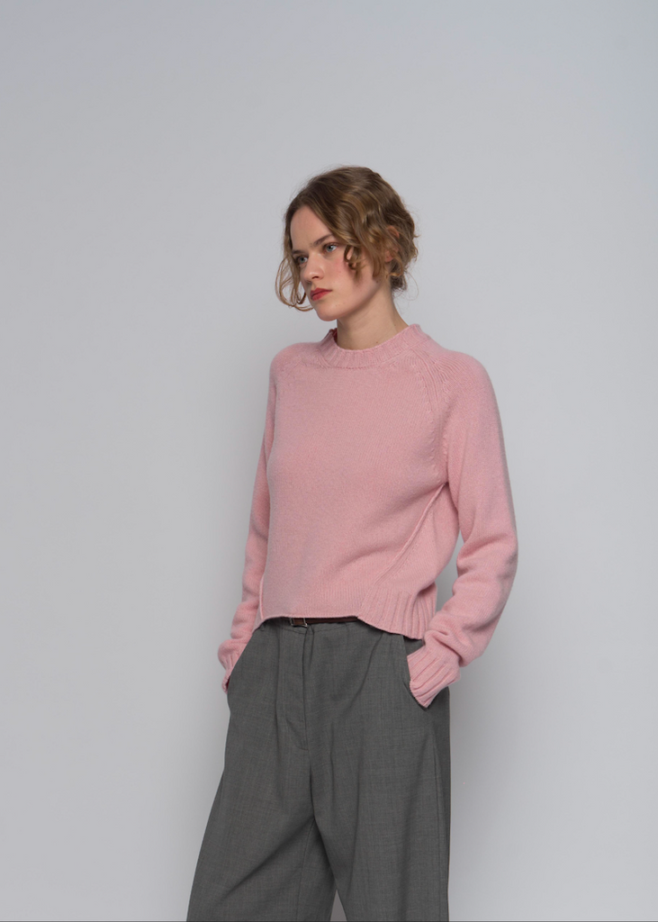 MJ Watson | Short Pullover | Tea Leaf