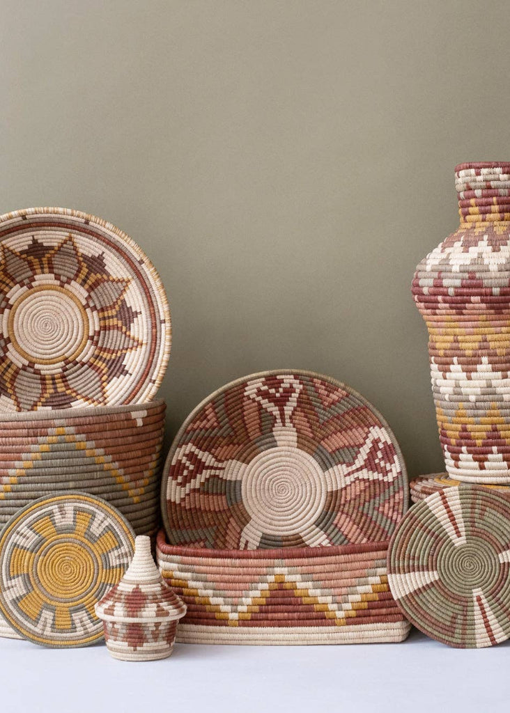 Maadili Collective | Zig Zag Rectangle Basket